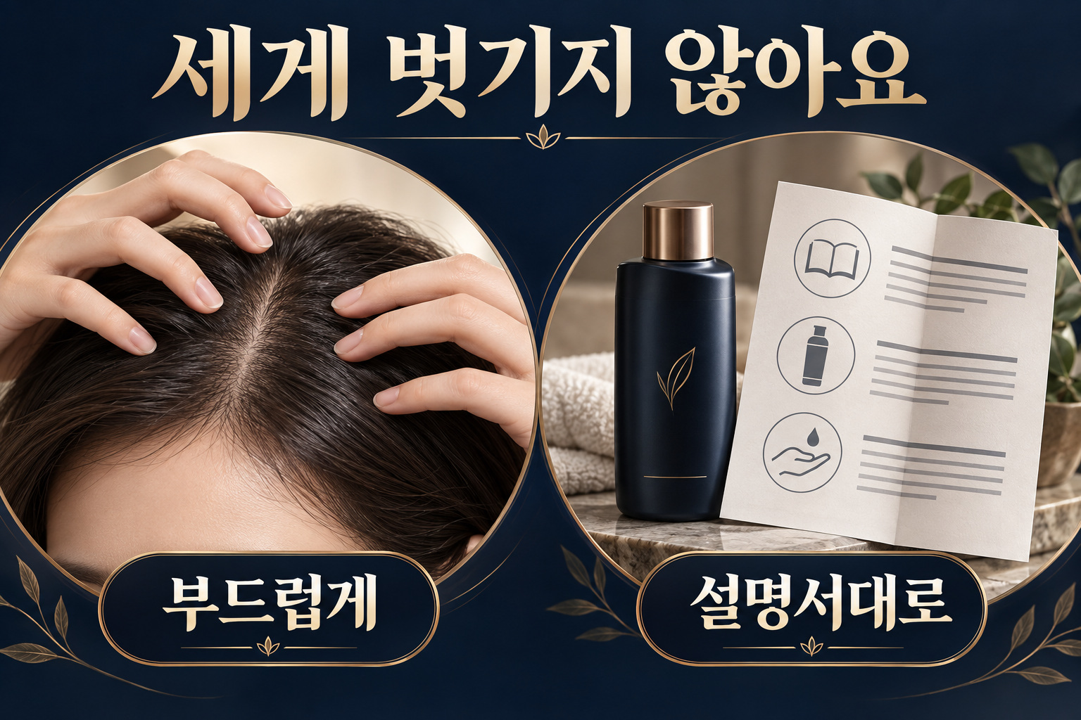 각질을 세게 벗기지 않고 제품 설명을 따르는 관리 원칙