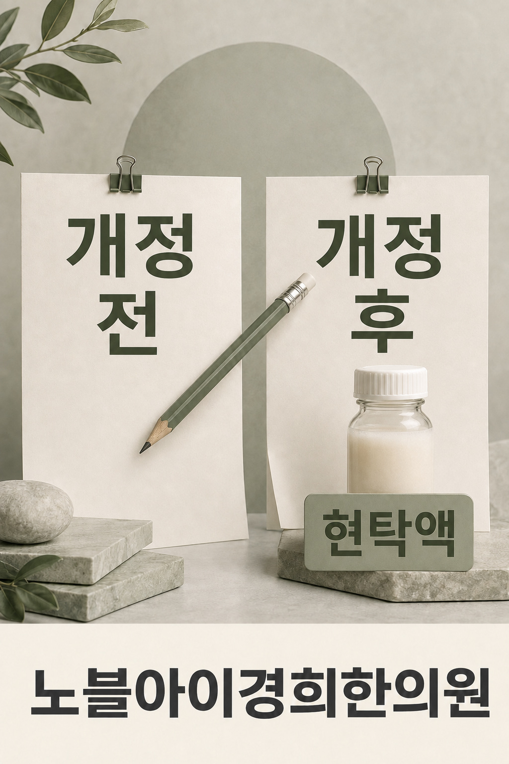 현탁액 제형 승인에 따라 바뀐 일본 지침의 개정 전후를 표현한 그림